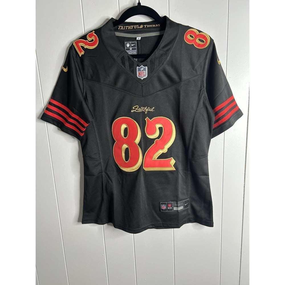 Nike San Francisco 49ers Faithful M Women's  Black Jersey | NFL Football MORAGA